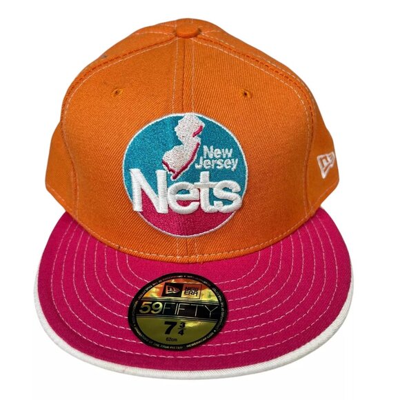 59Fifty New Era New Jersey Nets Hardwood Classics NBA Basketball Hat Size 7 3/4 - Picture 12 of 16